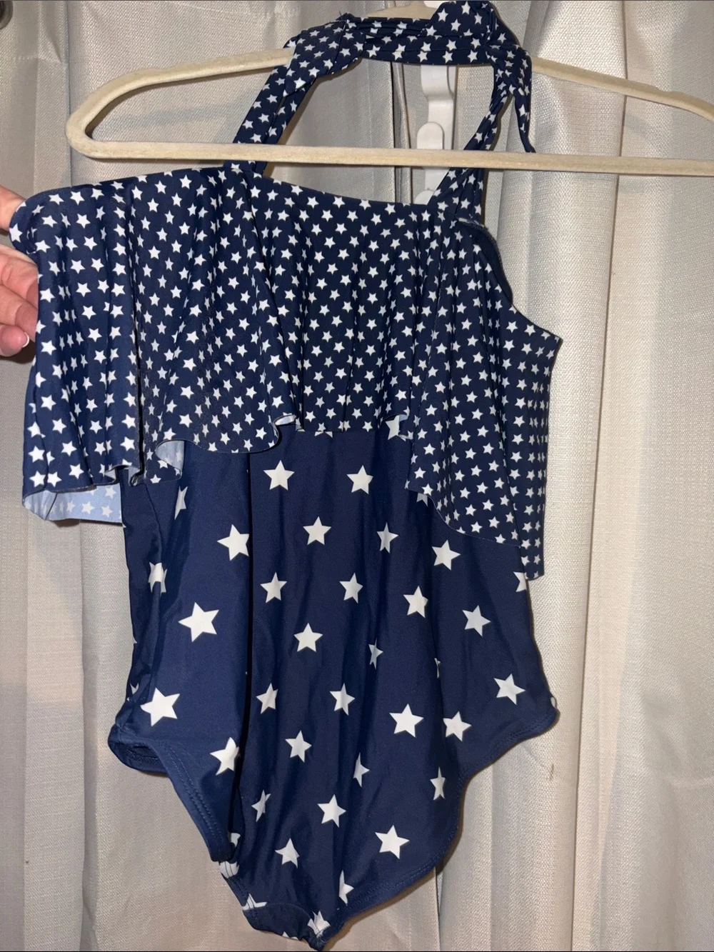 Gymboree Girls' Navy Star One-Piece Swimsuit